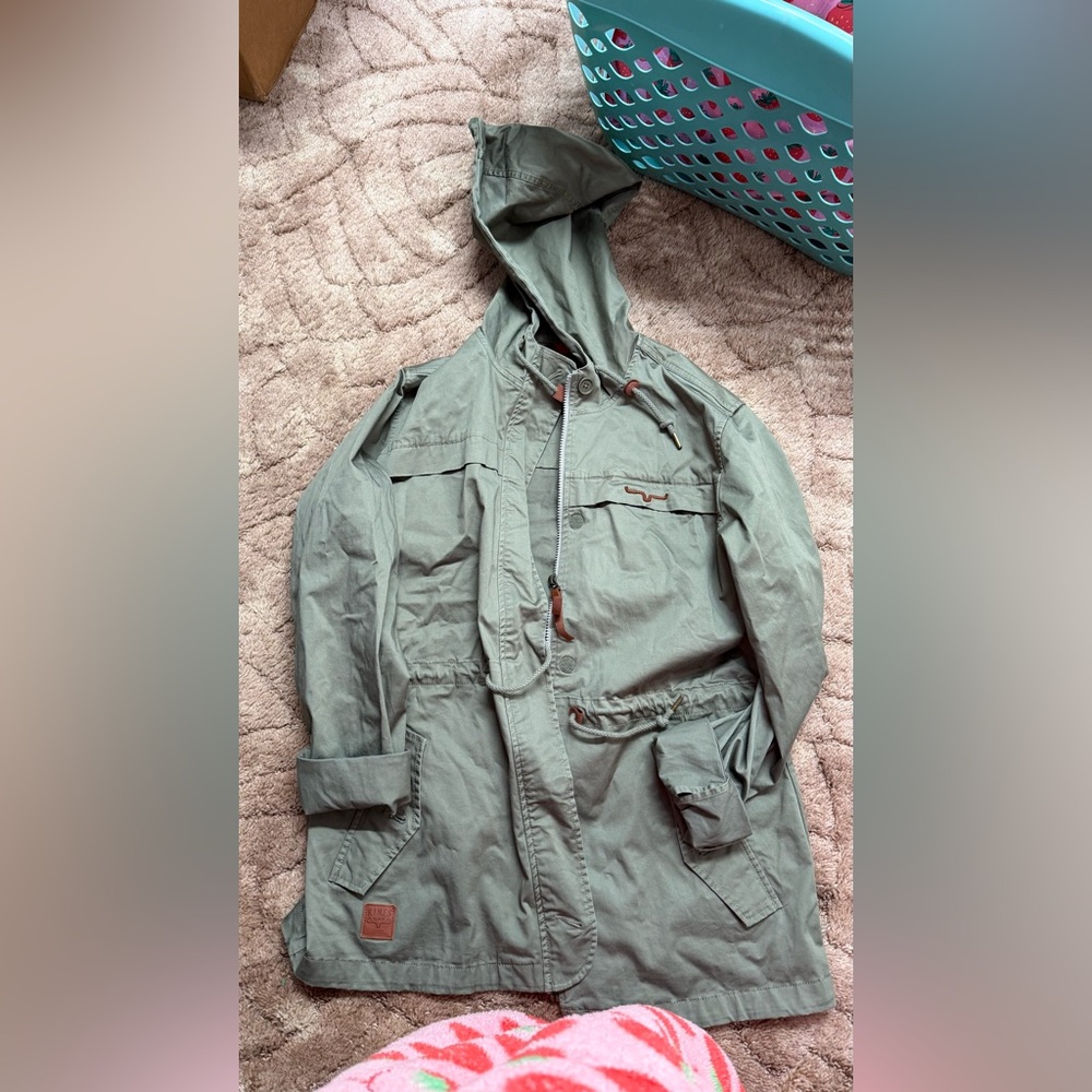 Kimes Ranch Olive Military Jacket